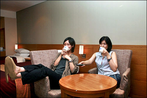 すっかりリラックスモード