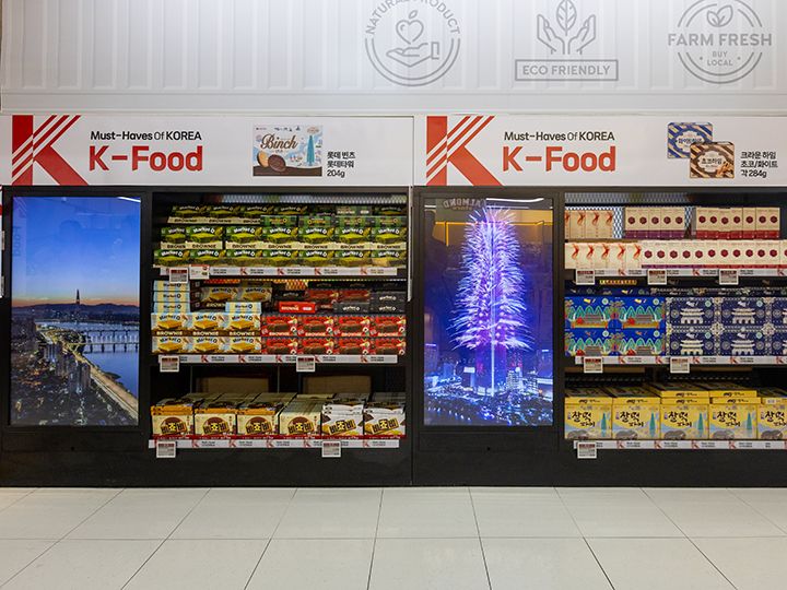 K-FOODコーナーで人気商品をチェック