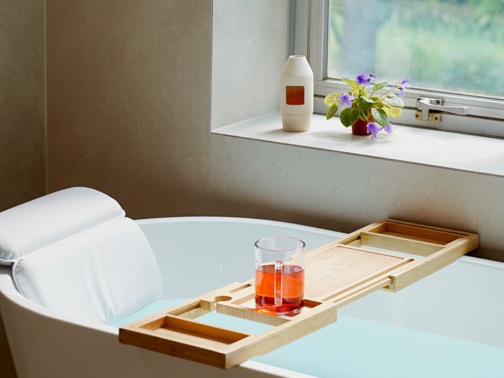 死海バスソルトを入れたお風呂