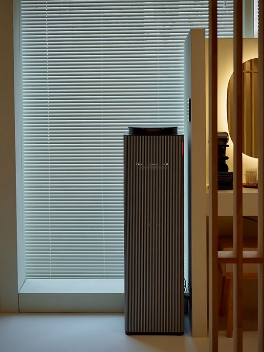 店内にはDyson(ダイソン)の空気清浄機も