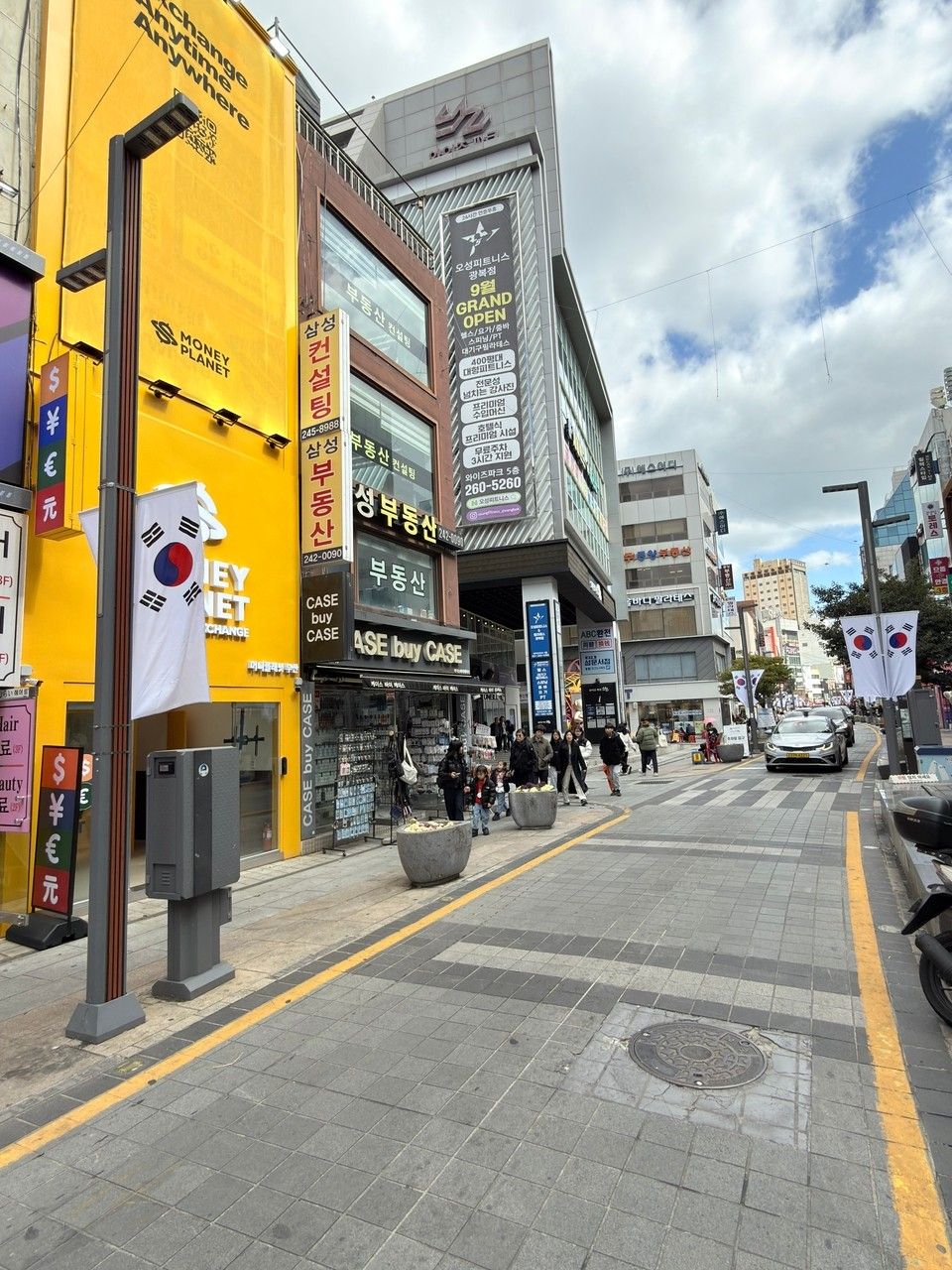 お店の前の通り