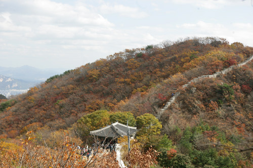 朝鮮時代に作られた大南門(復元)