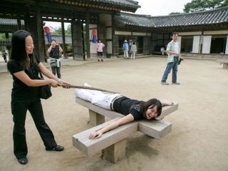 朝鮮時代の処罰を体験