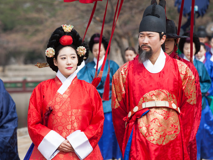 韓国の王様の結婚衣装