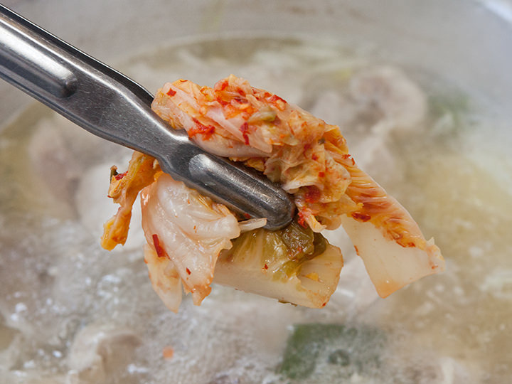 キムチや薬味を加えても美味