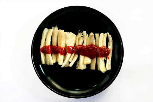 トラジ(キキョウ)の根は茹でておかずに