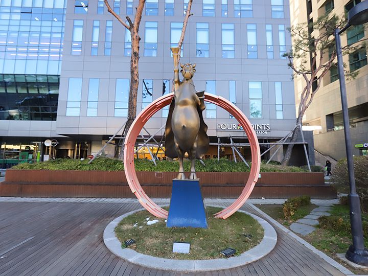 このオブジェが目印