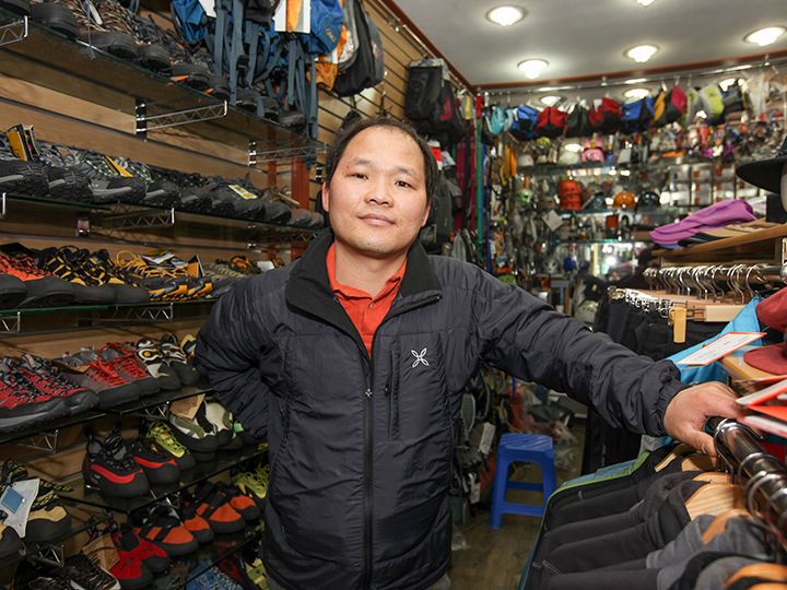 山のベテラン、ソ社長