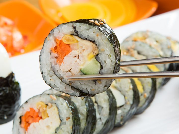 キムパッのカロリーは(100g)158kcal (1人前)320kcal