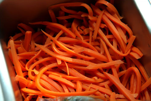 炒めたニンジン
