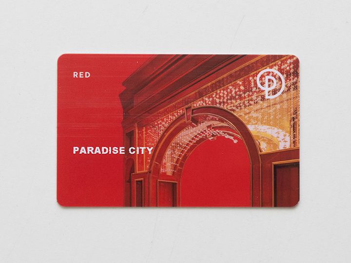 ランクは「レッド」からスタート
※カードはパラダイスシティカジノのもの