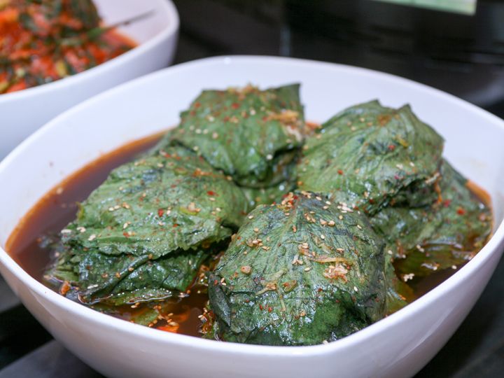 エゴマの葉のキムチ