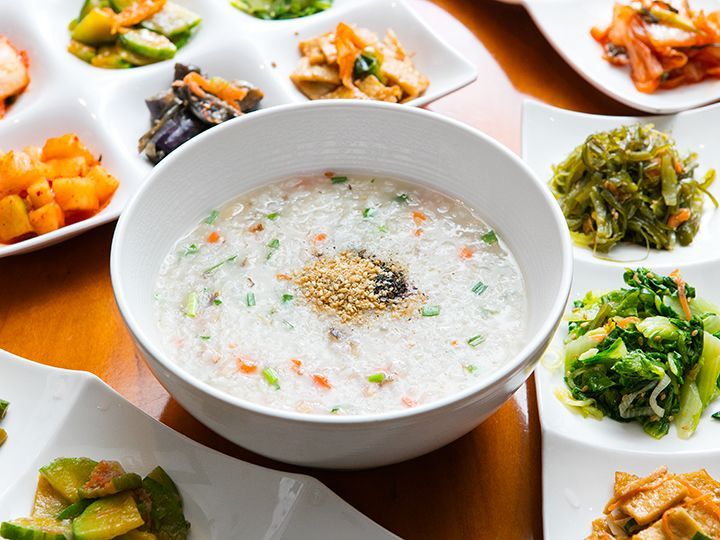 お粥の種類も豊富