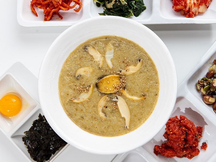 アワビ粥が人気