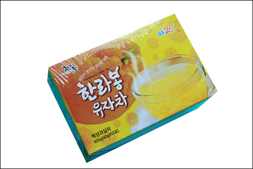 「ハルラボン柚子茶」
3,900ウォン
済州島みかん「ハルラボン」配合。お湯に溶かすだけなのでバラマキやお試しにも!
