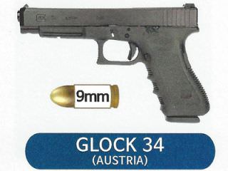 GLOCK 34 口径：９ｍｍ 製造国：オーストリア 10発 40,000ウォン