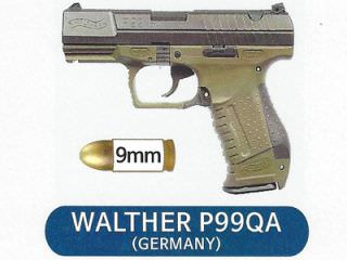 WALTHER P99QA 口径：９ｍｍ 製造国：ドイツ 10発 40,000ウォン