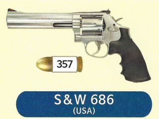 S & W 686 口径：357マグナム 製造国：アメリカ 10発 50,000ウォン