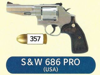 S & W 686 PRO 口径：357マグナム 製造国：アメリカ 10発 50,000ウォン