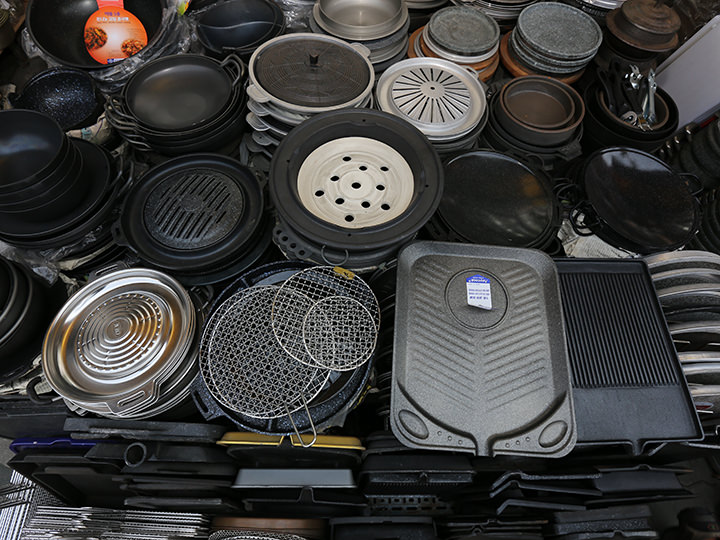 焼肉の鉄板やプルコギ鍋