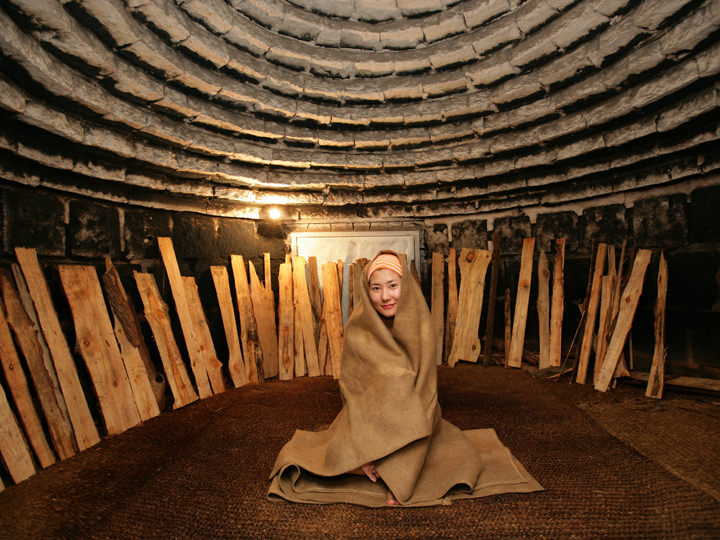 韓国伝統の美容法「汗蒸幕」