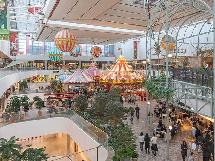 「ザ・現代ソウル」のクリスマスディスプレイ