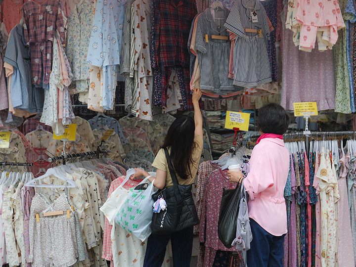 リーズナブルで着心地のいいパジャマも人気