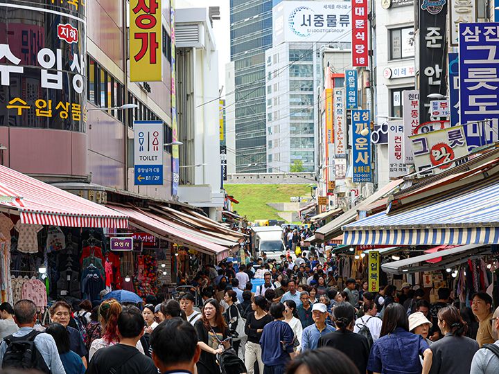 平日も活気あふれる南大門市場