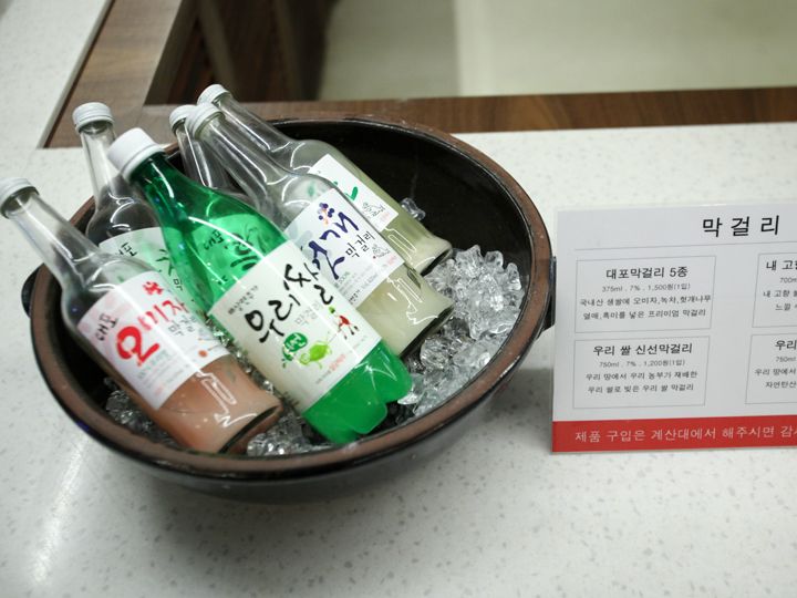 マッコリだけでも6種類!