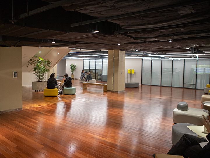 地下1階の休憩コーナー