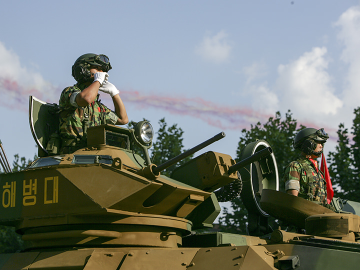 韓国軍　陸軍　軍服　兵役　軍人