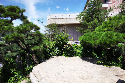 ハンソン&ユジュ(チェ・ジョンアン)が
よく遊んでいた庭