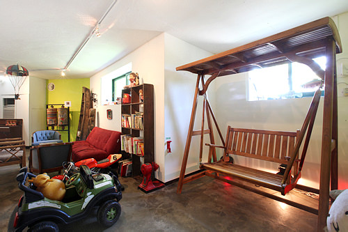 ハンギョルの家の屋上にあったブランコ