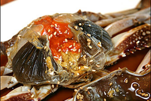 群山オジンオ ※閉店
とろりとしたカンジャンケジャン(カニの醤油漬け)やピリ辛海鮮鍋がうまい!
【ホテルから徒歩5分】