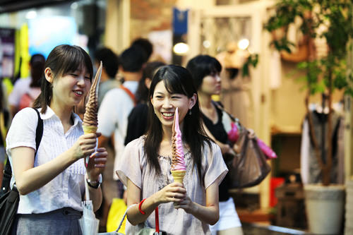 1.長~いソフトクリームにビックリ