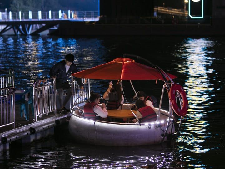 チューブスター 30分35,000ウォン
※6人まで乗車可
※春~秋限定