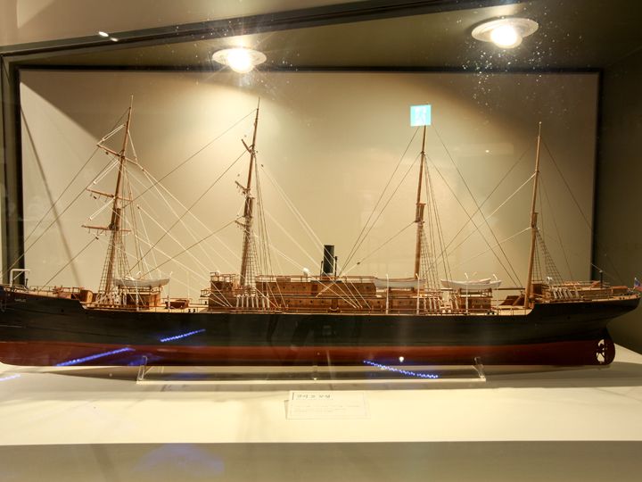 「ゲーリック号」の模型