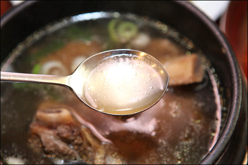 透き通ったスープ