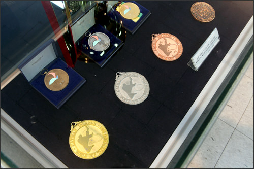 テコンドー世界選手権のメダル