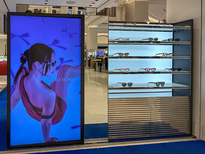 「GENTLE MONSTER(ジェントルモンスター)」
韓国の有名なサングラスブランドで、個性的なデザインが豊富に揃う