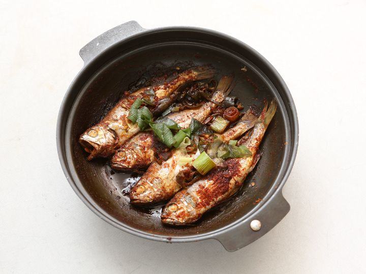 イシモチの煮物