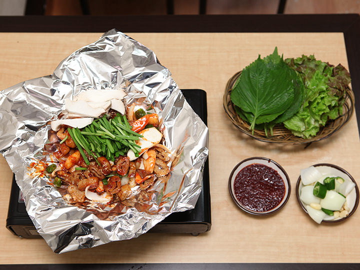 包み野菜はお替り自由