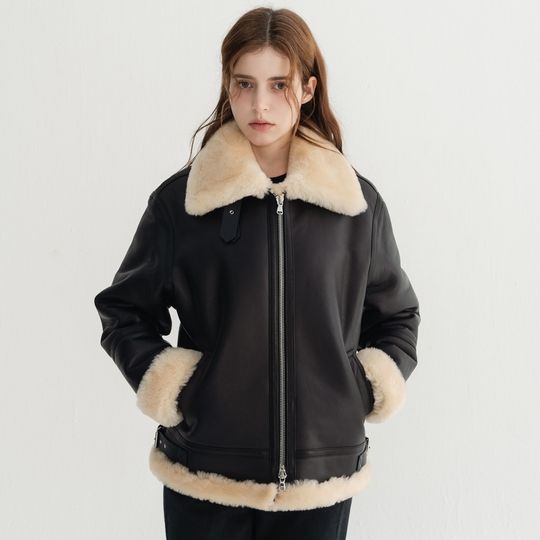 レディース羊革ジャケット