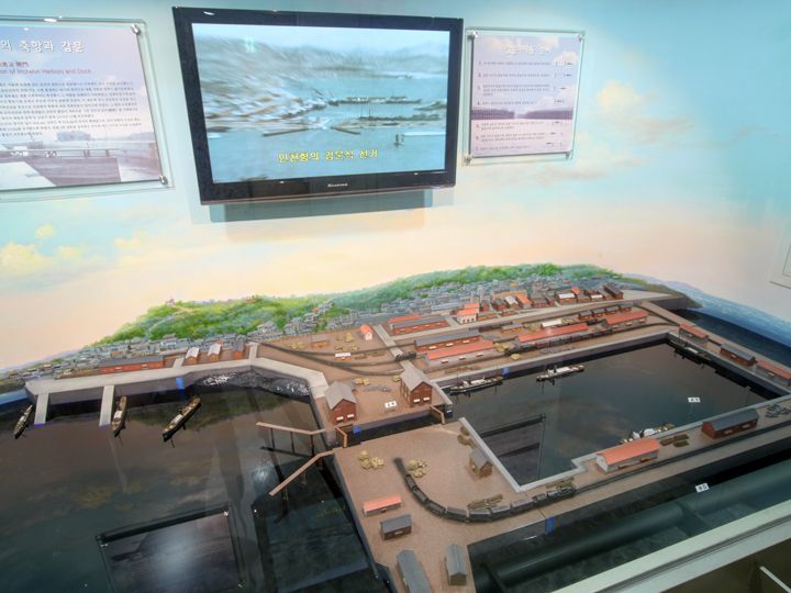仁川港ドッグの模型