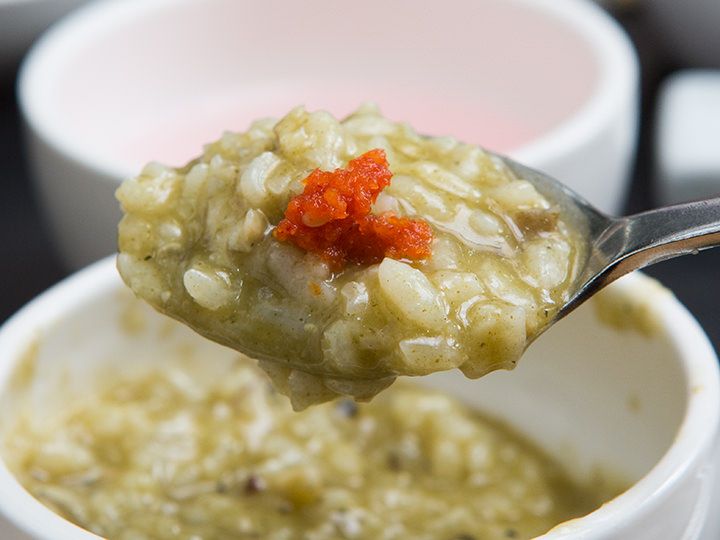 栄養たっぷりのアワビ粥