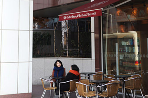 カフェ近!
ホテル1階にカフェがあり、お茶や待ち合わせに