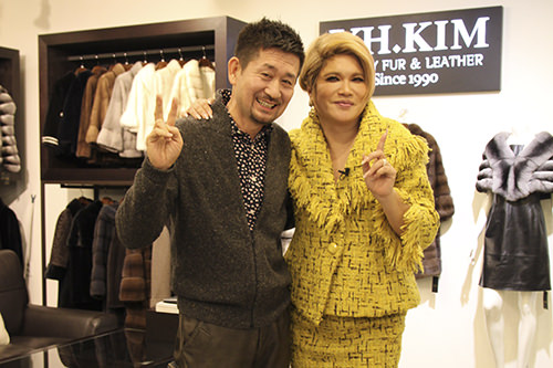 値下 YH.KIM ワイエイチキム ミンクコート 毛皮 YHKIM ミンク毛皮コート