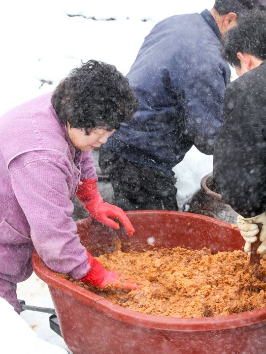 じっくり熟成された味噌