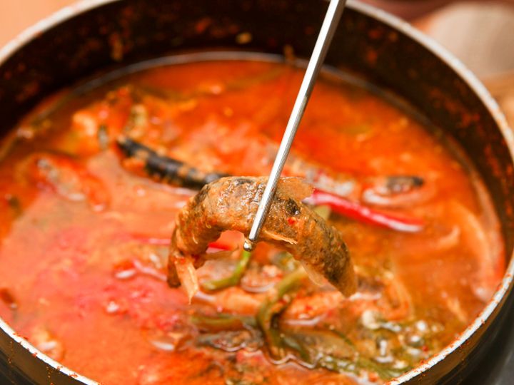 どじょうは丸々として肉厚