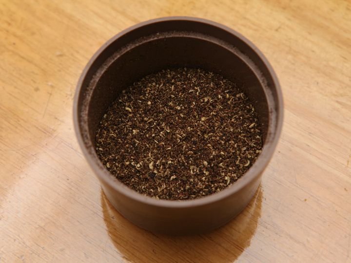 お好みで山椒を入れても